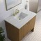 James Martin Vanities Hudson 36" Single Vanity, Honey Oak w/ 3 CM Ethereal Noctis Silestone Top 435-V36-HNO-3ENC - alternate 10