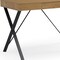 Homeroots 43" Natural and Black Writing Desk 543764 - alternate 7