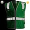 Dome75 Hi-Vis Safety Vest SM/MD Class Non-ANSI/Enhanced Visibility , Zipper 2 Pockets, 1 Mic Tab DV1281 - alternate 4