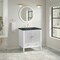 James Martin Vanities Myrrin 30" Single Vanity, Bright White w/ 3 CM Charcoal Soapstone Silestone Top 485-V30-BW-3CSP - alternate 10