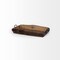 Homeroots Set of Two Brown Rectangular Wood Indoor Outdoor Serving Tray With Handles 376040 - alternate 7