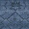 Homeroots 8' X 10' Navy Blue And Denim Blue Floral Washable Indoor Outdoor Area Rug 588897 - alternate 8