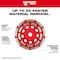 Milwaukee Tool 4-1/2" DIAMOND MAX Double Row Diamond Cup Wheel 49-93-7754 - alternate 8