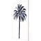 Homeroots Palm Tree Blue III White Framed Print Wall Art 526995 - alternate 5