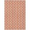 Homeroots 9' X 12' Coral And Beige Ogee Washable Indoor Outdoor Area Rug 601546 - alternate 8