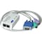 Tripp Lite KVM Cable, Specter II, Remote, 8xPS/2, Phant 0SU51060 - alternate 1