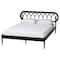 Baxton Studio Florica Art Deco Black Wood Queen 4-Piece Bedroom Set with Two Nightstands 255-14153-14151-14149-14149-ZORO - alternate 9