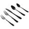 Gibson Home Stravidia 20 Piece Flatware set in Black Stainless Steel 137382.2 - alternate 1