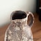 Uniquewise 8in Vintage Ceramic Rustic Pitcher Vase/Flower Jug with Handle Accent Modern Floral Display Holder QI004789 - alternate 7