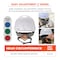 Ergodyne Type II Safety Helmet with LED Light Class E, White 8976-LED - alternate 10