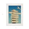Homeroots Beach Directional White Framed Print Wall Art 404913 - alternate 5