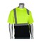 Pip ANSI Type R Class 2 Short Sleeve T-Shirt with 50+ UPF Sun Protection and Black Bottom Front 312-1250B-LY/4X - alternate 1