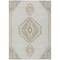 Homeroots 5' X 8' Ivory Gray And Brown Oriental Washable Indoor Outdoor Area Rug 598419 - alternate 8