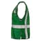 Dome75 Hi-Vis Safety Vest SM/MD Class Non-ANSI/Enhanced Visibility , Zipper 2 Pockets, 1 Mic Tab DV1281 - alternate 5
