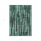 Homeroots 3' X 5' Sage Teal Blue And Emerald Striped Washable Indoor Outdoor Area Rug 608970 - alternate 9