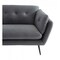 Homeroots 84" Gray Sofa With Black Legs 480916 - alternate 8