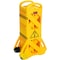Zoro Select Portable Barricade, Polypropylene, 40" Height, 13 ft Length, 34 lb, Yellow FG9S1100YEL - alternate 1
