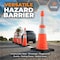 Xpose Safety Slim Line Traffic Safety Cone, 28 in, 6 in & 4 in Reflective Collar, DOT Approved, Orange, 24 pk OTC28SL-64-24-X - alternate 6