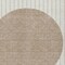 Homeroots 8' X 10' Ivory And Brown Striped Washable Indoor Outdoor Area Rug 597172 - alternate 7