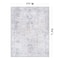 World Rug Gallery Vintage Boho Medallion Machine Washable Non Slip Area Rug 7 ft 7 in x 9 ft 6 in Blue 6025BLUE8X10 - alternate 9