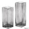 Uniquewise 12-Inch Square Frosted Gray Glass Table Vase - A Timeless Centerpiece for Dining Tables,  QI004738.GY.L - alternate 10