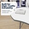Flash Furniture Commercial Adjustable Height Flower Activity Table with Locking Casters-White XU-A60-FLR-WHT-T-A-CAS-GG - alternate 10