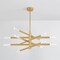 Corbett Lighting Strasbourg 12 Light Integrated LED Chandelier in Vintage Brass 501-42-VB - alternate 8