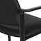 Office Star Products Big and Tall Guest Chair in Dillon Black Fabric with soft PU Arms, Sturdy Black Metal Chair 55051B-R107 - alternate 7