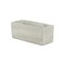 Homeroots 9in Light Gray Cement Indoor Outdoor Rectangular Pot Planter 487429 - alternate 9