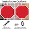 Signmission Blank Sign Red Background, 6 Inch X 6 Inch, Plastic Sign OC-P-6-28 - alternate 7