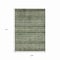 Homeroots 9' X 12' Olive Green Gray And Fern Green Southwestern Washable Indoor Outdoor Area Rug 615972 - alternate 9