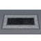 Homeroots 79" Dark Gray Faux Crystals Glass and Wood Pedestal Base Dining Table 564901 - alternate 9