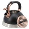 Mr. Coffee Flintshire 2.2 Quart Stainless Steel Whistling Tea Kettle in Black 143792.01 - alternate 6