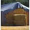 Mytee Products 25ft x 48ft Heavy Duty 8oz Hay Tarps Silver Black 14.5 mil Waterproof HT25-48 - alternate 9