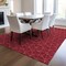 Homeroots 10' X 14' Red Black And Ivory Geometric Washable Indoor Outdoor Area Rug 596763 - alternate 8