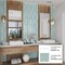 Apollo Tile 1Blizzard Blue 4 in x 16 in Glass Glossy Wall Subway 5.33 sqft/case, 12PK APLA88047 4x16A - alternate 9