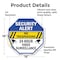 Signmission Security Alert No Trespassing 24 Ho, 18 Inch X 18 Inch, Vinyl Decal OC-D-18-185 - alternate 4