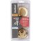 Kwikset 660 Single Cylinder Deadbolt with SmartKey Polished Brass 660 3 SMT CP K6 V2 - alternate 1