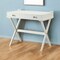Homeroots 34" Antiqued White Wood Flip Top Desk 516424 - alternate 6
