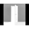 Sartodoors Solid French Door 18 x 80in, Lucia 8831 White Silk, Single Regular Panel Frame Trims Handle LUCIA8831ID-WS-18 - alternate 9