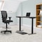 We'Re It Lift It Electric Sit Stand Desk, 46.25 H, 24 W X Laminate wood, metal, Black VL22BLK4824-8827 - alternate 4