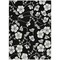 Homeroots 5' X 8' Black Ivory And Gray Floral Washable Indoor Outdoor Area Rug 599863 - alternate 8