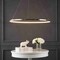 Jonathan Y Brice 35" Modern Contemporary Metal Round Integrated LED Pendant, Chrome JYL7220C - alternate 11