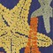 Homeroots 8' Blue Yellow And Orange Starfish Indoor Outdoor Runner Rug 546868 - alternate 8