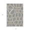Homeroots 3' X 5' Gray Ivory And Beige Abstract Washable Indoor Outdoor Area Rug 600534 - alternate 9
