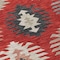 Homeroots 8' Red Ivory And Salmon Round Southwestern Washable Indoor Outdoor Area Rug 615166 - alternate 6