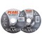 Pearl SlimCut Silver Thin Cut-Off Wheel T-27 5" x .045" x 7/8 A60T DCWSLV05ABX - alternate 2