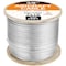 Xpose Safety 7 x 19 Galvanized Steel Aircraft Cable Wire, 3/8, 250' Reel, 14,400 lb Break Strength Rope GAC38-250-X - alternate 6