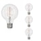 Bulbrite LED Filament 5W, Dimmable G25, Clear Glass, E26 Base, 3000K, 800 Lm, 4PK 862877 - alternate 1