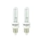 Bulbrite 60 Watt Dimmable T3 Xenon Light Bulbs with E11 Mini-Candelabra Screw Base, Clear, 2 PK 861349 - alternate 1